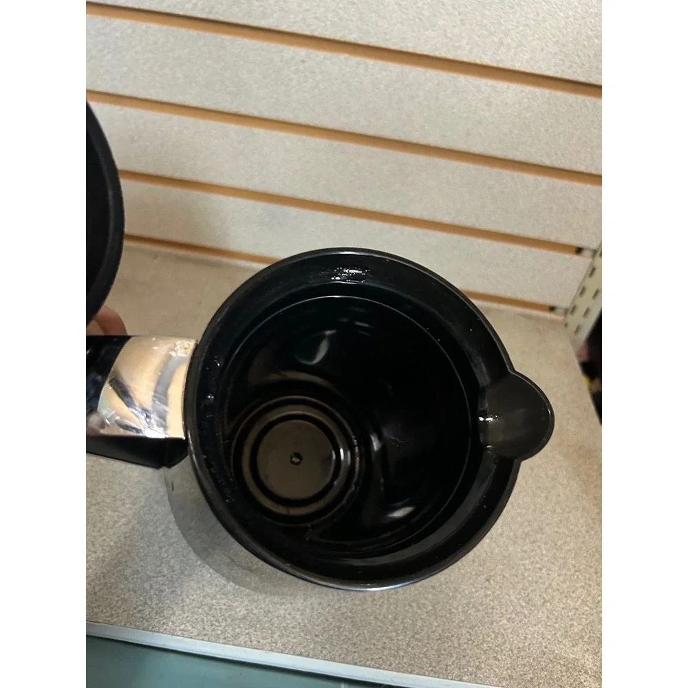 Keurig 2.0 Thermal Coffee Carafe Black with Chrome Handle Insulated Pitcher